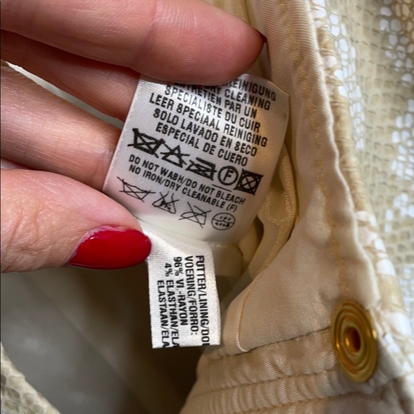 Escada lamb leather pants animal print it38 Runway - Picture 11 of 16